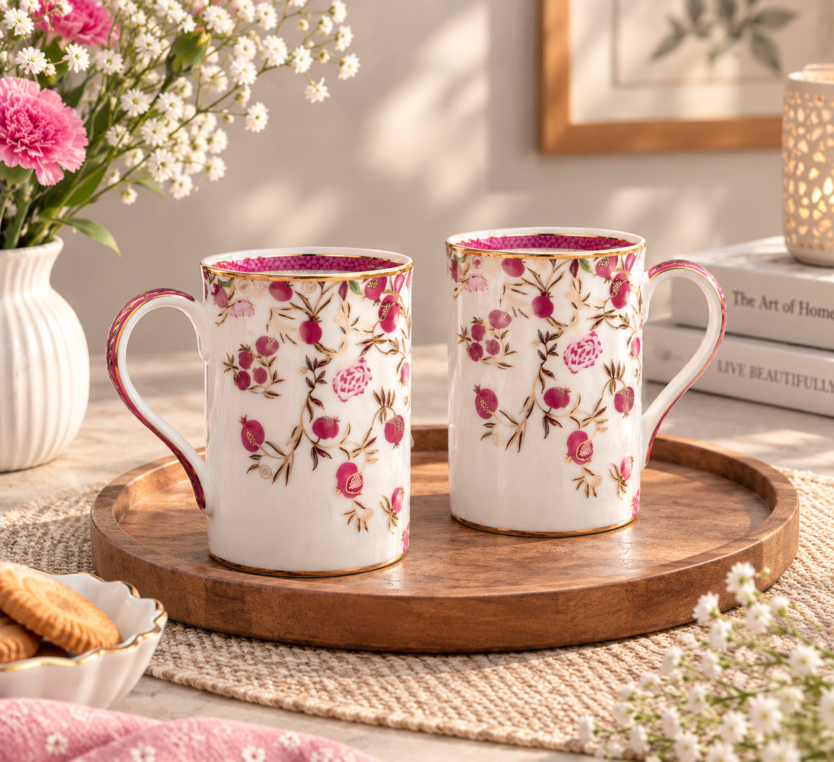 Anaar Design Mug Set of 6 – Celeste Artesano