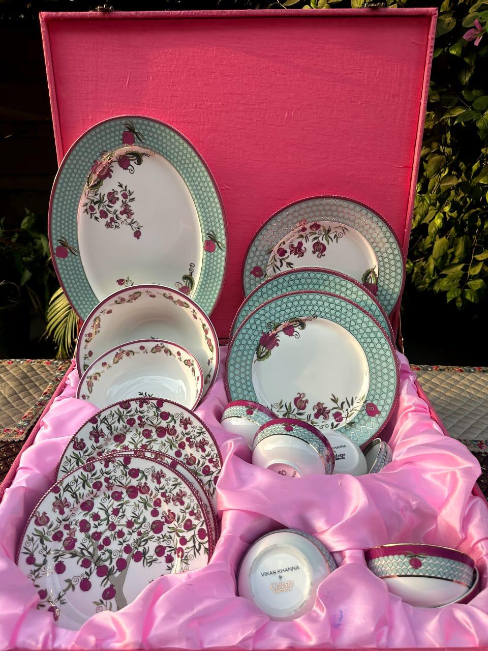 Anar Collection 28-Piece Dinner Set | Celeste Artesano