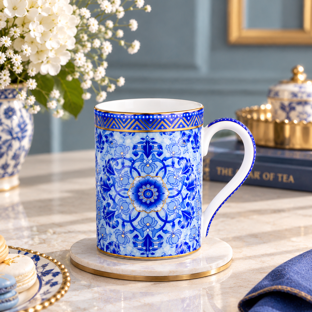 Shades of Blue Mug Set 6
