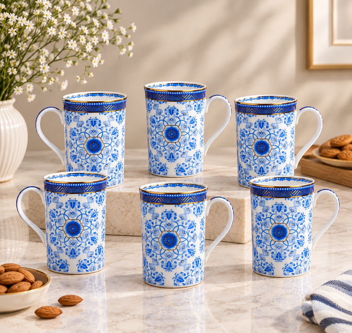 SOB White Mug Set of 6