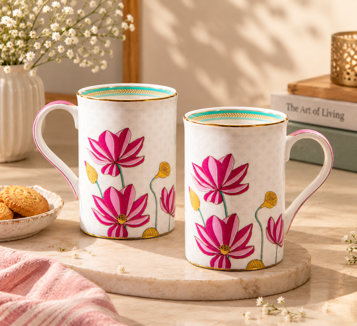 Lotus Mug Set of 6 – Celeste Artesano