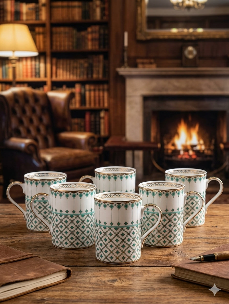 Mint Green Mug Set 6