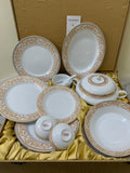 Ornamental Gold 35-Piece Luxury Dinner Set | Celeste Artesano