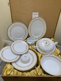 Vanish Gold 35-Piece Luxury Dinner Set